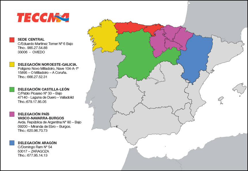 Mapa TECCMA